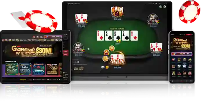 GGPoker 游戏大厅界面参考图